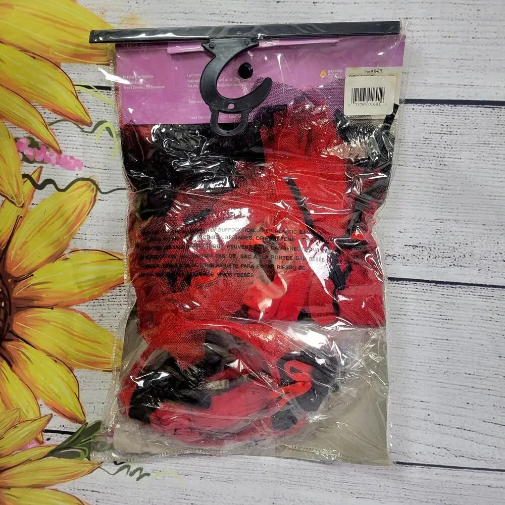 New in‎ Package Devil Halloween Costume Girl's Size 3T-4T